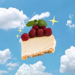 Cukormentes sajttorta